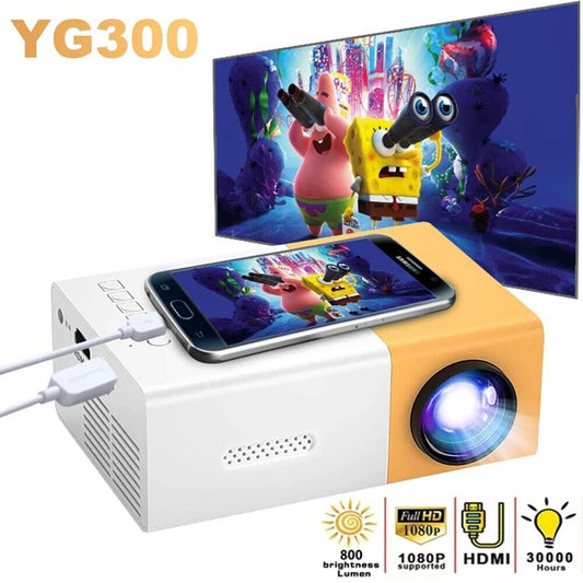 Experience Cinematic Magic Anywhere with the Portable 1080P LED Mini Projector - Perfect for Home Theater, Travel, and Outdoor Movie Nights!