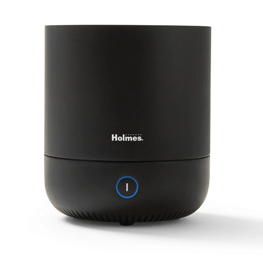 Transform Your Space with the Holmes Ultrasonic Anti-Microbial Cool Mist Top-Fill Humidifier - 0.5L Cylindrical Design