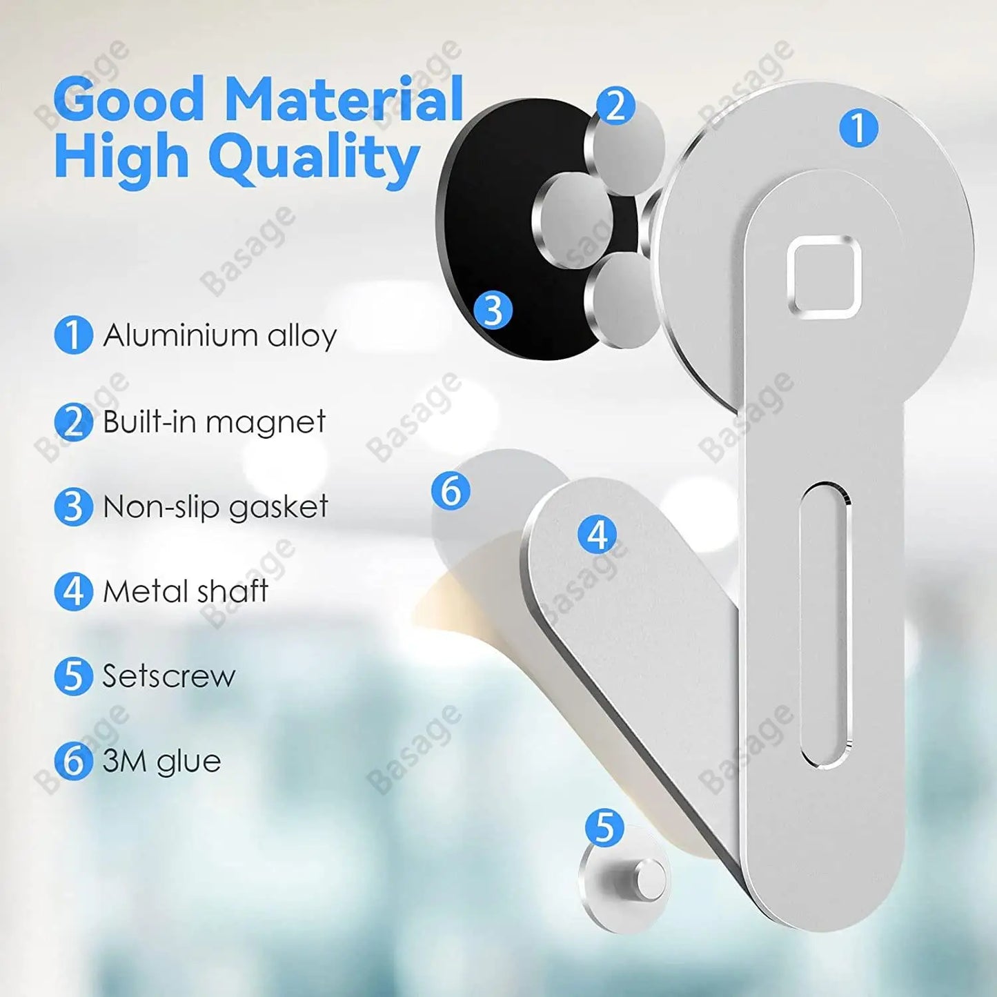 Elevate Your Productivity with the Magnetic Slim & Foldable Laptop Phone Holder - Perfect for iPhone 14/13/12 and All Smartphones!