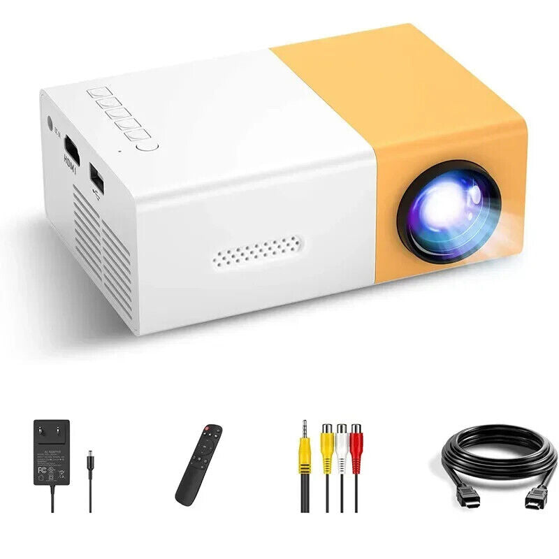 Experience Cinematic Magic Anywhere with the Portable 1080P LED Mini Projector - Perfect for Home Theater, Travel, and Outdoor Movie Nights!