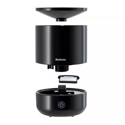 Transform Your Space with the Holmes Ultrasonic Anti-Microbial Cool Mist Top-Fill Humidifier - 0.5L Cylindrical Design